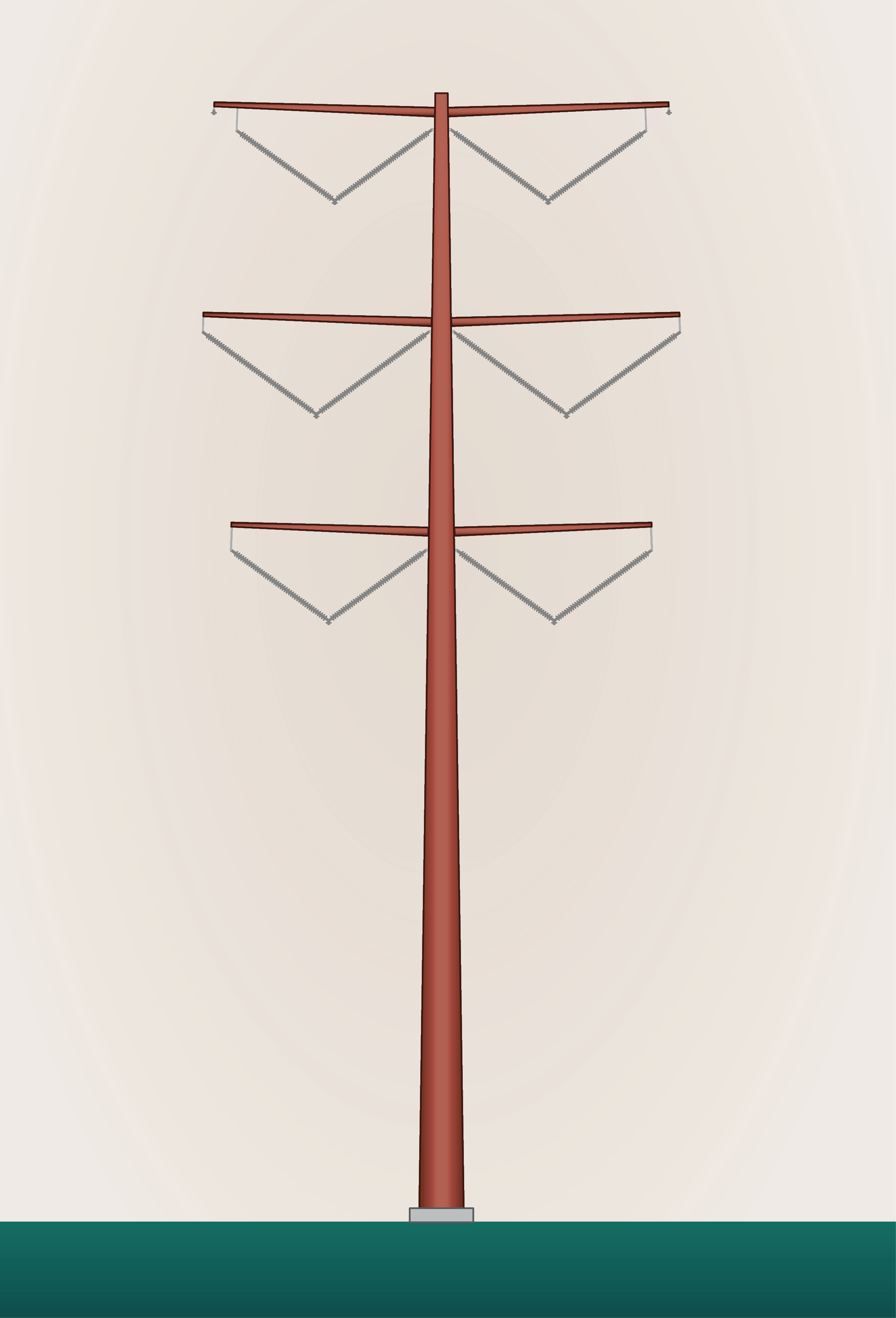 Typical 345 kV structure